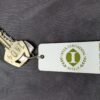 Vintage Frankfurt Intercontinental Hotel Room Key and Fob Metal Key Plastic Fob