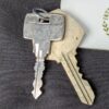 Vintage Frankfurt Intercontinental Hotel Room Key and Fob Metal Key Plastic Fob