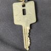 Hotel Room Key with Plastic Tag and Metal Key Attachment Vintage Collectible