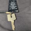 Hotel Room Key with Plastic Tag and Metal Key Attachment Vintage Collectible