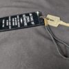 Hotel Room Key with Plastic Tag and Metal Key Attachment Vintage Collectible
