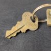 Vintage Hyatt Regency Hong Kong Hotel Room Key with Chicago Lock Co Brass Fob