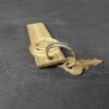 Vintage Hyatt Regency Hong Kong Hotel Room Key with Chicago Lock Co Brass Fob