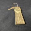 Vintage Hyatt Regency Hong Kong Hotel Room Key with Chicago Lock Co Brass Fob