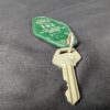 Vintage Holiday Inn Oakland Hotel Room Key with Plastic Fob W.W. Wilcox Mfg Co