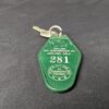 Vintage Holiday Inn Oakland Hotel Room Key with Plastic Fob W.W. Wilcox Mfg Co