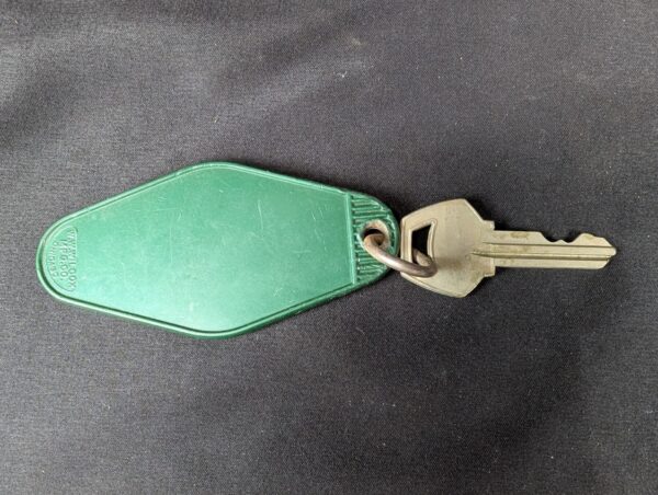Vintage Holiday Inn Oakland Hotel Room Key with Plastic Fob W.W. Wilcox Mfg Co