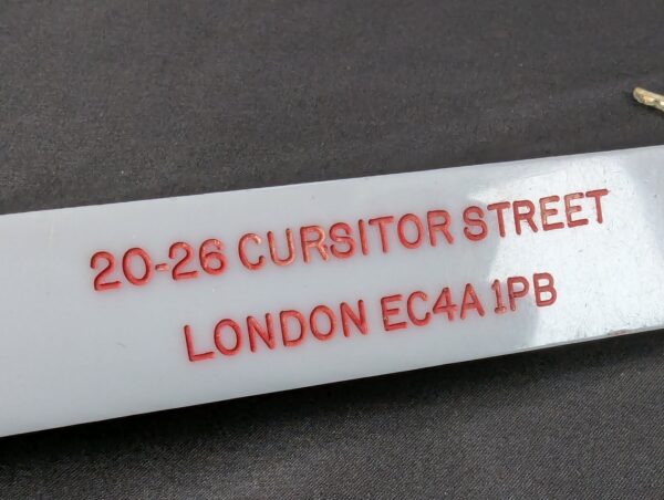 Vintage Centre Hotels London Hotel Room Key and Yale Metal Fob Accessory Good