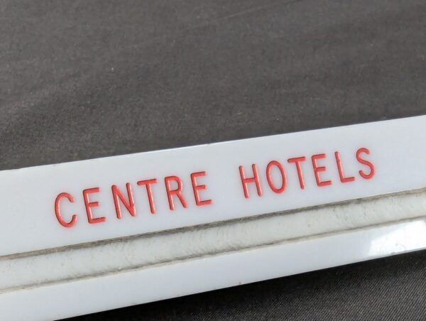 Vintage Centre Hotels London Hotel Room Key and Yale Metal Fob Accessory Good