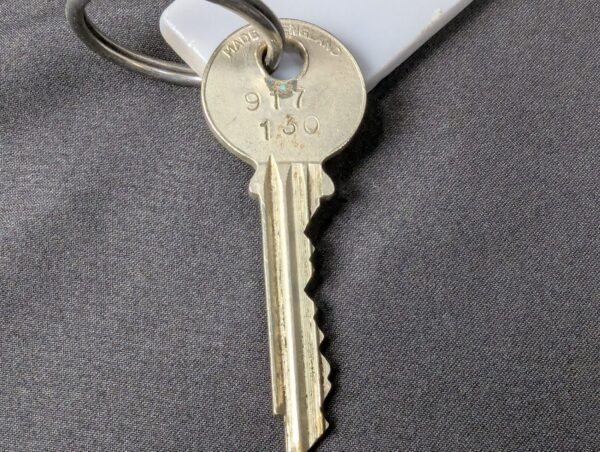 Vintage Centre Hotels London Hotel Room Key and Yale Metal Fob Accessory Good