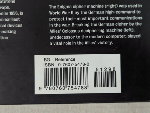 Codes, Ciphers, Secrets and Cryptic Communication