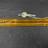 Vintage Seoul Plaza Hotel Room Key with Acrylic Fob Showal Sargent Metal Keyc...