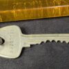 Vintage Seoul Plaza Hotel Room Key with Acrylic Fob Showal Sargent Metal Keyc...