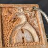 Yale Hotel Room Key Fob with Metal Key Vintage Wooden Tag Accessory Collectible