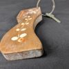 Yale Hotel Room Key Fob with Metal Key Vintage Wooden Tag Accessory Collectible
