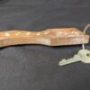 Yale Hotel Room Key Fob with Metal Key Vintage Wooden Tag Accessory Collectible