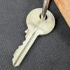 Vintage Yale Wooden Hotel Room Key Fob with Attached Metal Key Hardware Colle...