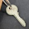 Vintage Yale Wooden Hotel Room Key Fob with Attached Metal Key Hardware Colle...