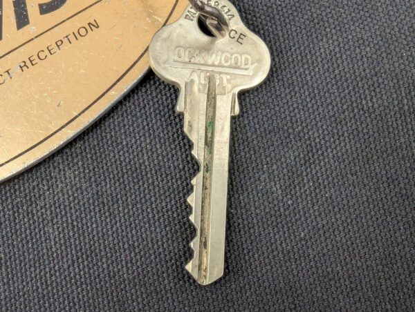 Vintage Chateau Commons Melbourne Hotel Room Key and Lockwood Metal Fob Colle...