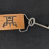 Casa Menach Hotel Room Key with Wooden Fob Vintage Collectible Keyring Accessory