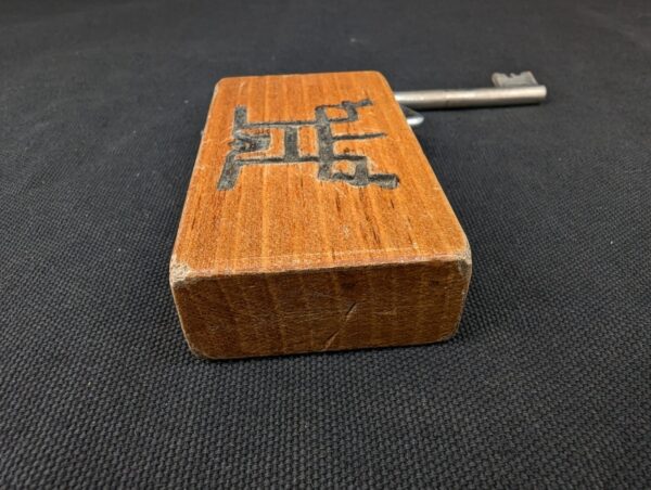 Casa Menach Hotel Room Key with Wooden Fob Vintage Collectible Keyring Accessory