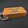 Casa Menach Hotel Room Key with Wooden Fob Vintage Collectible Keyring Accessory