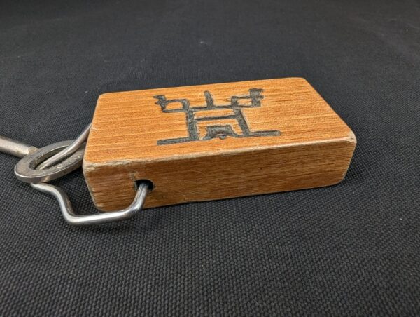 Casa Menach Hotel Room Key with Wooden Fob Vintage Collectible Keyring Accessory