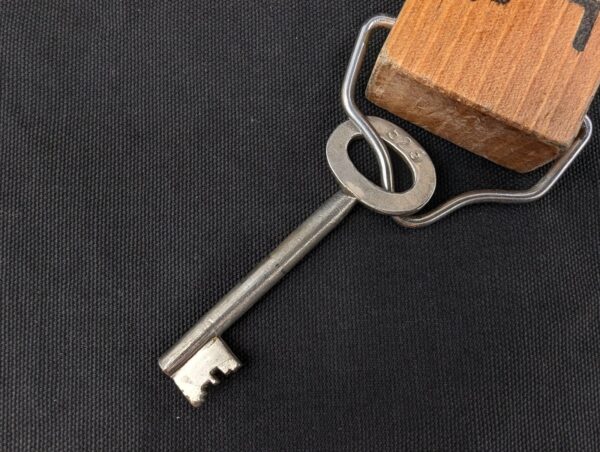 Casa Menach Hotel Room Key with Wooden Fob Vintage Collectible Keyring Accessory