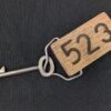 Casa Menach Hotel Room Key with Wooden Fob Vintage Collectible Keyring Accessory