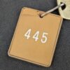 Vintage British Columbia Hotel Room Sargent Key with Identification Tag Metal