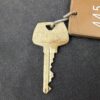 Vintage British Columbia Hotel Room Sargent Key with Identification Tag Metal
