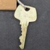 Vintage British Columbia Hotel Room Sargent Key with Identification Tag Metal