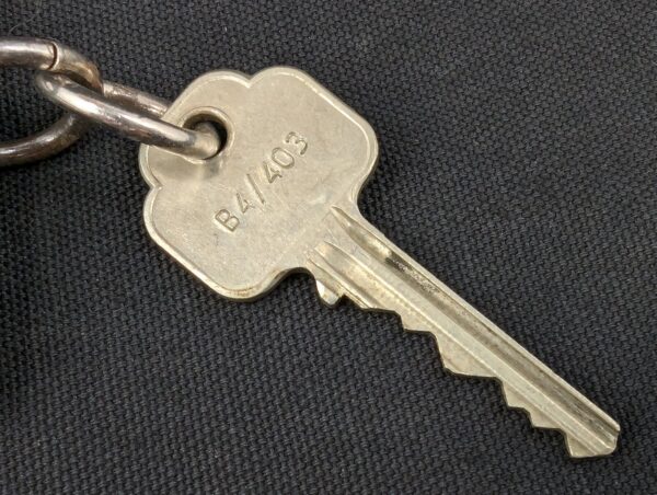 MY Hotel Room Key and Fob Union Parkes Plastic Keychain Collectible Memorabilia