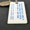 Vintage New York Grand Central Post Office Hotel Room Key Tag Pre-1963 Era Good