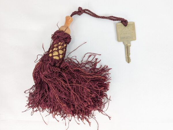 Vintage Holiday Inn Hotel Room Key with Tassel 1970s-1980s Metal Collectible