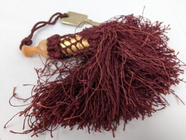 Vintage Holiday Inn Hotel Room Key with Tassel 1970s-1980s Metal Collectible