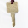 Vintage Holiday Inn Hotel Room Key with Tassel 1970s-1980s Metal Collectible