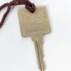 Vintage Holiday Inn Hotel Room Key with Tassel 1970s-1980s Metal Collectible