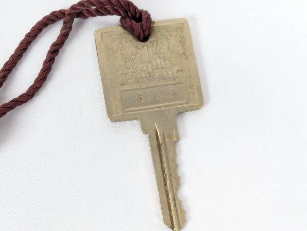 Vintage Holiday Inn Hotel Room Key with Tassel 1970s-1980s Metal Collectible