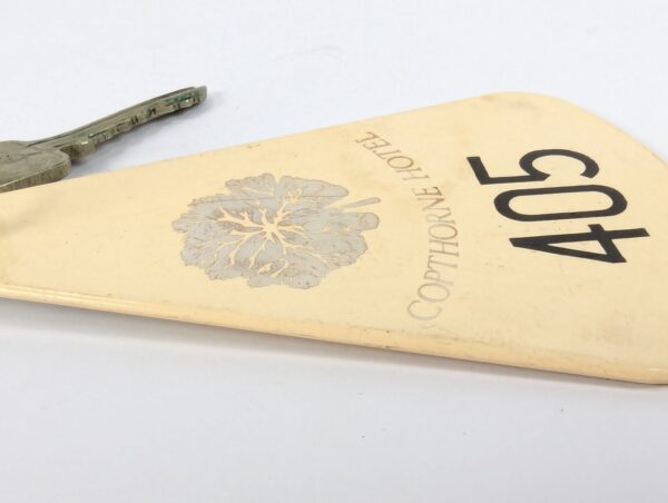 Vintage Copthorne Hotel London Gatwick Room Key with Branded Union Plastic Fob