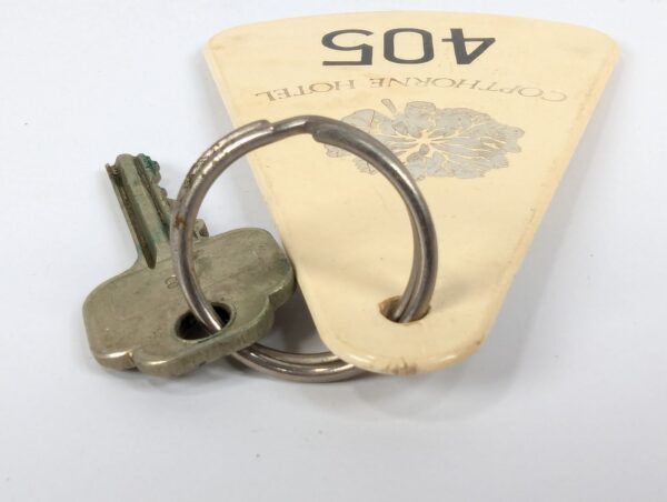 Vintage Copthorne Hotel London Gatwick Room Key with Branded Union Plastic Fob