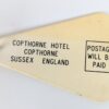 Vintage Copthorne Hotel London Gatwick Room Key with Branded Union Plastic Fob