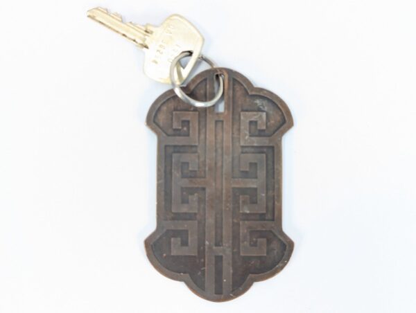 Vintage Sheraton-Hong Kong Hotel Room Key and Fob Metal Tag Number 1540 Colle...