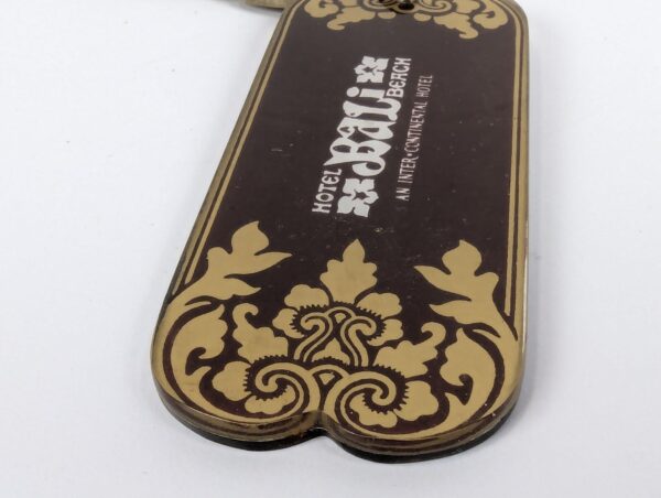 Hotel Bali Beach An Inter-Continental Hotel Room Key with Keychain Vintage So...