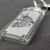 Vintage 1980s Seoul Korea X-Key Hotel Room Key with Identification Tag Metal