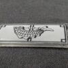 Vintage 1980s Seoul Korea X-Key Hotel Room Key with Identification Tag Metal
