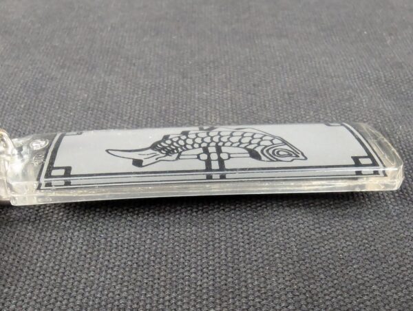 Vintage 1980s Seoul Korea X-Key Hotel Room Key with Identification Tag Metal
