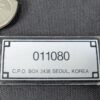 Vintage 1980s Seoul Korea X-Key Hotel Room Key with Identification Tag Metal