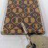 Vintage Hotel Ivoire Abidjan Room Key with Arrow Lock Corp Acrylic Keychain Fob