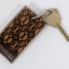 Vintage Hotel Ivoire Abidjan Room Key with Arrow Lock Corp Acrylic Keychain Fob